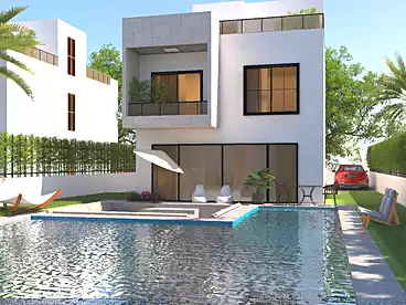 فلل للبيع في كمبوند بارك فالي ديوان - ايفيد، الشيخ زايد الجديدة، 388 متر