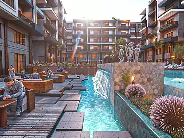 Apartments For sale in Iconic Resort - Emperor, Hurghada Resorts, 105 sqm