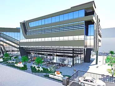 Shops For sale in AlMaqsed Villas - AlMaqsad Residence, AlMaqsad Residence - City Edge, 46 sqm