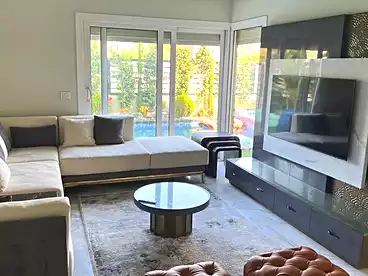 Duplex with Garden For sale in Trio Gardens Compound - M Squared, Compounds in New Cairo, 260 sqm