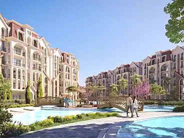 شقق للبيع في كمبوند جوار - كونكريت، كمبوند بالتجمع السادس، 138 متر