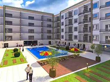 Apartments For sale in El Kawthar District, Red Sea, 43 sqm