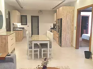 Apartment with Garden For rent in Lake View Residence - El Hazek, Compounds in New Cairo, 130 sqm