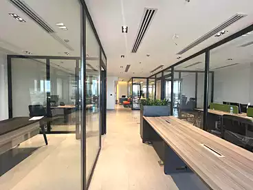 مساحة مكتبية للإيجار في سنتر فيل - كمبوند هايد بارك، كمبوند هايد بارك، 170 متر