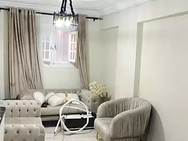 Furnished Apartment For rent in El Mandara, Alexandria, 90 sqm