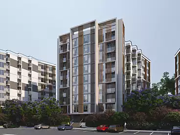 Apartments For sale in Palmeira Residence - Al Moameron Al Arab, El Alamein, 90 sqm