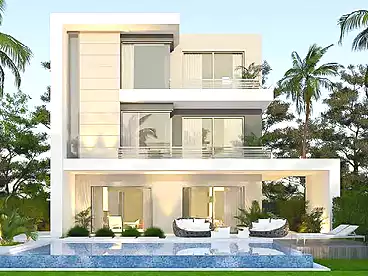 Separate Villa For sale in Palm Hills Alexandria, Compounds in International Coastal Road, 384 sqm