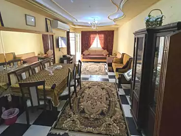 Furnished Apartment For sale in El Gaish Road, El Asafra, 130 sqm