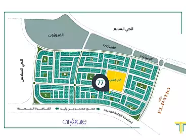 في شمال الرحاب، القاهرة الجديدة - التجمع الخامس، 190 متر