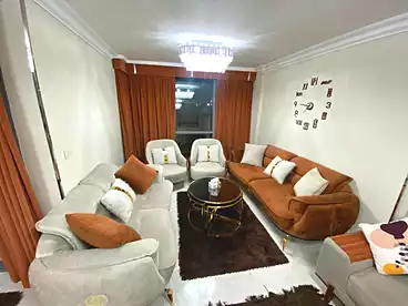 Furnished Apartment For rent in Ashgar Darna Compound - M Squared, Compounds in Maadi, 202 sqm