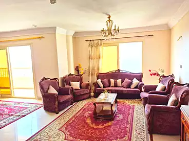 Furnished Apartment For rent in El Asafra, Alexandria, 180 sqm