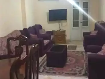 Furnished Apartment For rent in Mohammed Anwar El-Sadat Rd St., Miami, 110 sqm