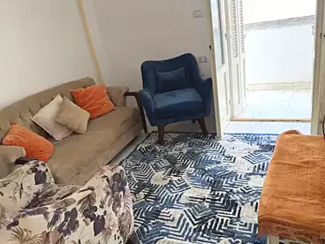 Furnished Apartment For rent in El Gaish Road, Sidi Bishr, 100 sqm