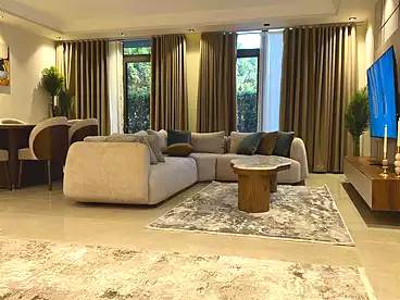 Apartment with Garden For rent in Eastown Parks - Eastown Compound, Eastown Compound - Sodic, 156 sqm