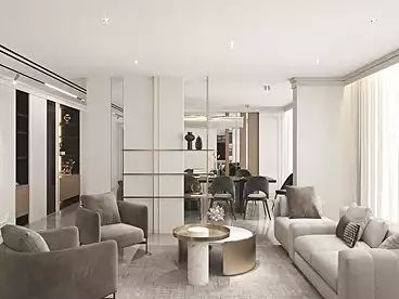 Apartments For rent in The Waterway Compound, Compounds in New Cairo, 245 sqm