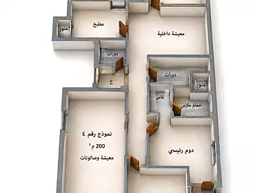 شقق للبيع في شارع لبنان، المهندسين، 200 متر