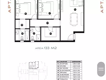 Apartments For sale in Palencia Compound - Kayan, Compounds in Elshorouk City, 133 sqm