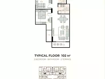 For sale in Eighth Neighborhood, Zahraa El Maadi, 135 sqm