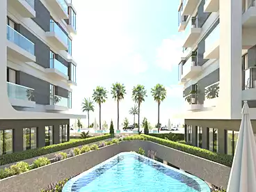 Apartment with Garden For sale in The Pearl Compound - SUD, New Mansoura City, 130 sqm