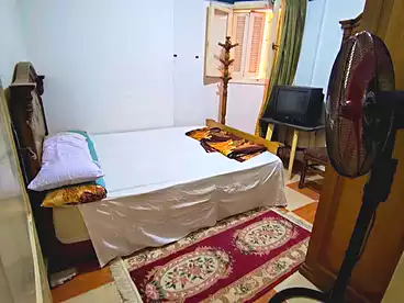 Furnished Apartment For rent in El Mandara Bahri, El Mandara, 90 sqm