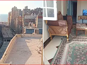 Furnished Apartment For rent in Mohammed Naguib St., Sidi Beshr Bahri, 85 sqm