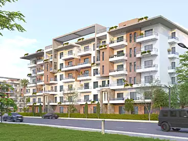 Apartment with Garden For sale in Fiori Compound - Zhour, Compounds in 6 October, 129 sqm