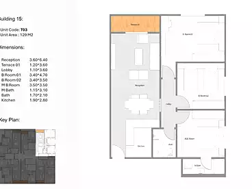 For sale in Rewaq Residence Compound - Arabian Mark, Compounds in New Cairo, 130 sqm