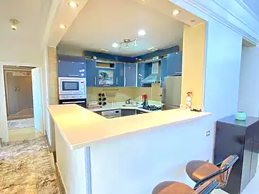 Serviced Apartments For rent in El Khalej Buildings, El Bahr El Azam, 140 sqm