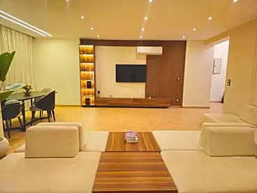Serviced Apartments For rent in Acacia Compound - Housing and Development Bank, Compounds in New Cairo, 210 sqm