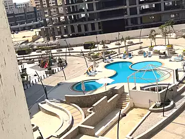 Apartments For rent in Porto New Cairo Compound - Amer Group, Compounds in New Cairo, 180 sqm