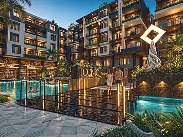 شقق للبيع في منتجع ايكونك - امبرور، منتجعات الغردقة، 104 متر