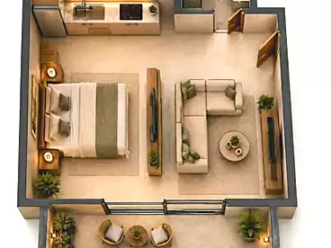 Properties For sale in Modon Ras El Hekma Resort, North Coast Resorts, 65 sqm