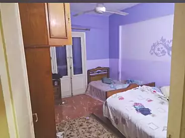 شقق للبيع في شارع رايل، منشية عين حلوان، 105 متر