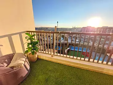 Duplex For rent in Porto New Cairo Compound - Amer Group, Compounds in New Cairo, 143 sqm