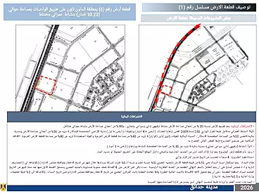 أرض تجارية للبيع في كمبوند ادريس هوم - أركان، كمبوندات في حدائق أكتوبر، 43000 متر