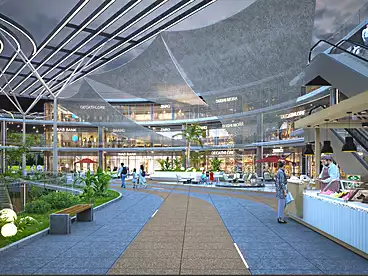 Properties For sale in Open Way Mall - Emarrak Development, New Damietta City, 40 sqm