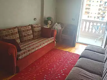 Furnished Apartment For rent in El Gaish Road, Saba Basha, 160 sqm