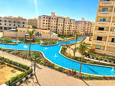 Apartments For sale in Green Town Compound - Tesla, Compounds in Hadayek October, 100 sqm