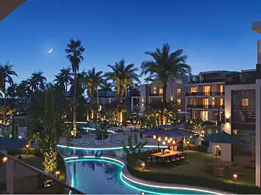 Apartment with Garden For sale in One 7 Resort - Kronberg, Hurghada City, 83 sqm