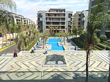 Apartment with Garden For sale in El Patio Oro Compound - La Vista, Compounds in New Cairo, 128 sqm