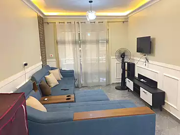 Furnished Apartment For rent in Degla Palms Compound - Memaar Al Morshedy, Compounds in Hadayek October, 90 sqm