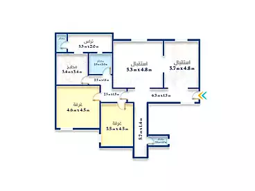 in El Sultan Hussein St., Mahta El Raml, 175 sqm