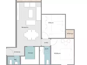 Apartments For sale in Rewaq Residence Compound - Arabian Mark, Compounds in New Cairo, 119 sqm