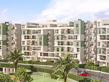 Apartments For sale in Rock Green Compound, Compounds in New Heliopolis, 140 sqm