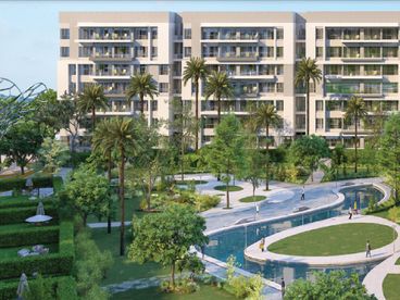 شقة بحديقة 169 M² For sale in Scene 7 Compound - Akam